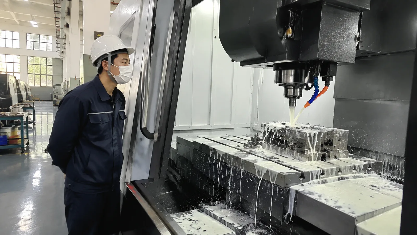 Metalworking fluids — application scene